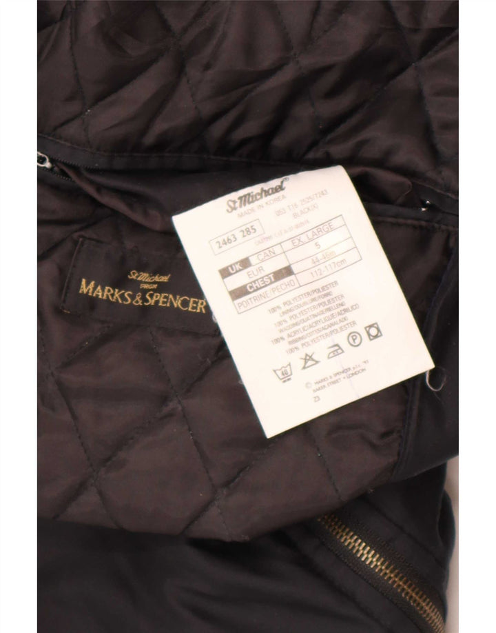 Jachetă Bomber St. Michael pentru bărbați Marks & Spencer UK 42 XL Poliester negru