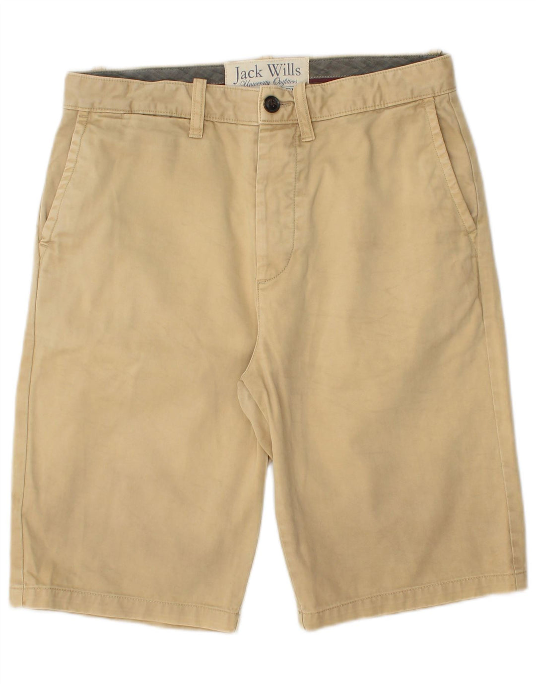 JACK WILLS Mens Chino Shorts Small W32  Beige Cotton