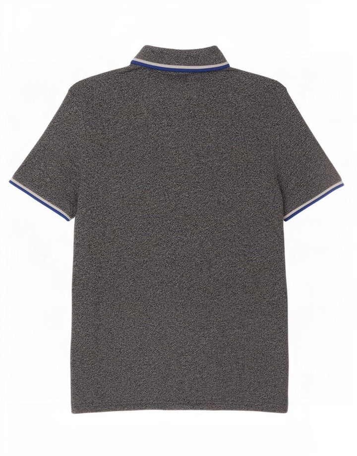 Tricou polo pentru bărbați Superdry, bumbac bleumarin mediu