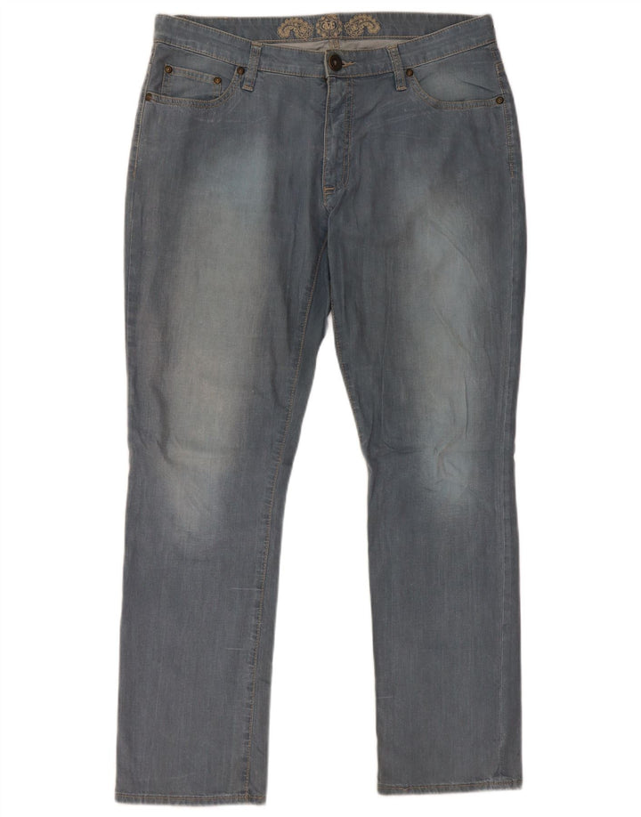 Blugi subțiri pentru bărbați Marlboro Classics W32 L29 Bumbac albastru