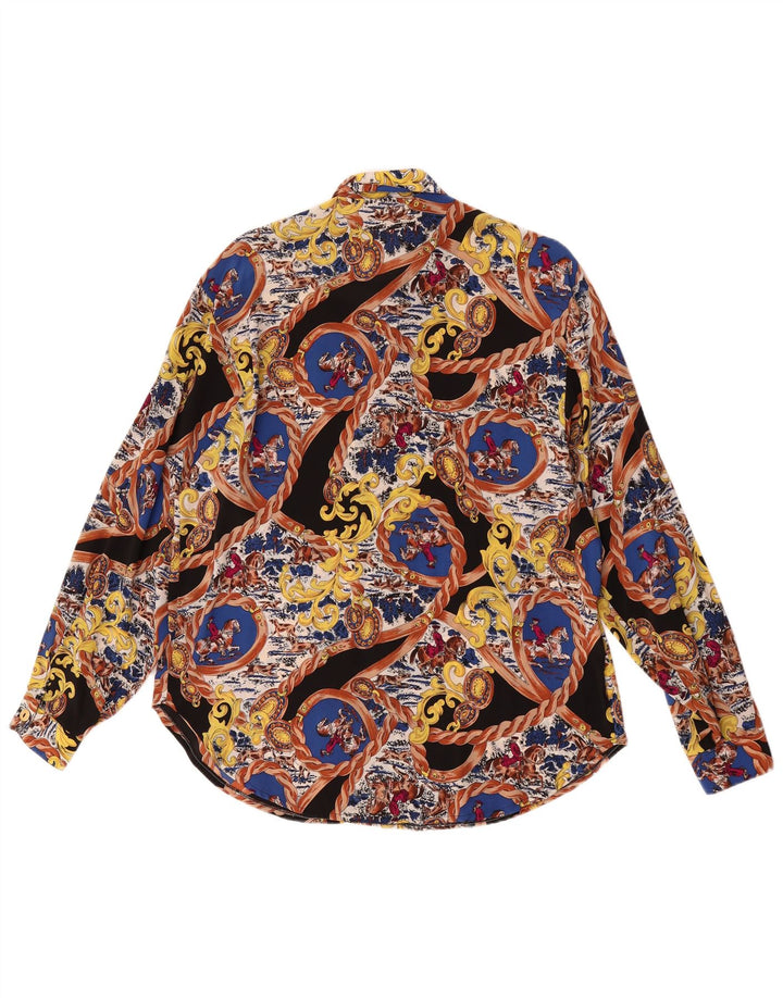 Cămașă vintage pentru femei cu model abstract EU 46 XL multicoloră