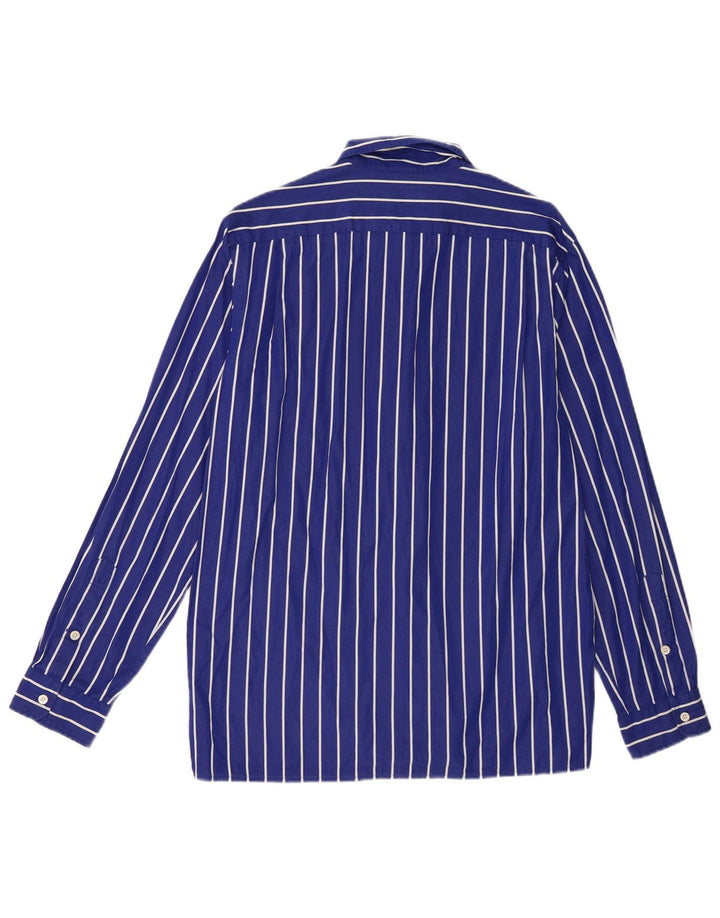 Cămașă Polo Ralph Lauren pentru bărbați, bumbac cu dungi albastre medii