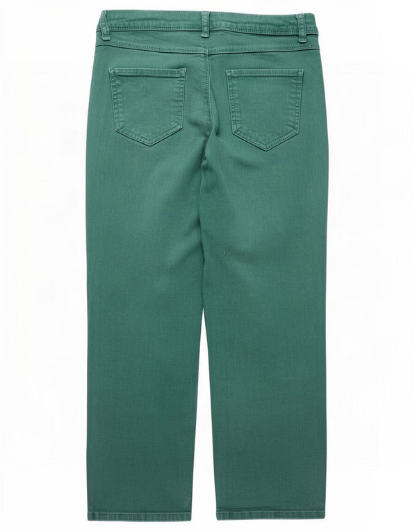 Blugi tăiați pentru femei Benetton UK 10 Small W28 L24 Bumbac verde