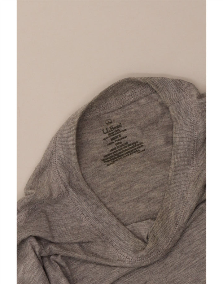 Tricou pentru bărbați L.L.Bean Top Mediu Gri Poliester cu pături