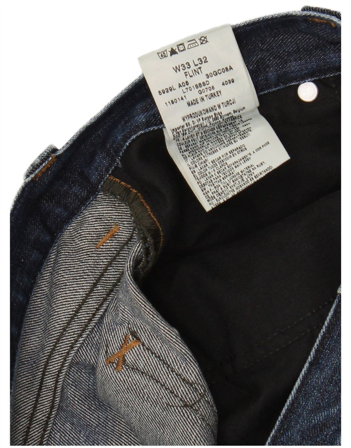 Blugi pentru bărbați Lee Flint Bootcut W33 L32 Bumbac albastru