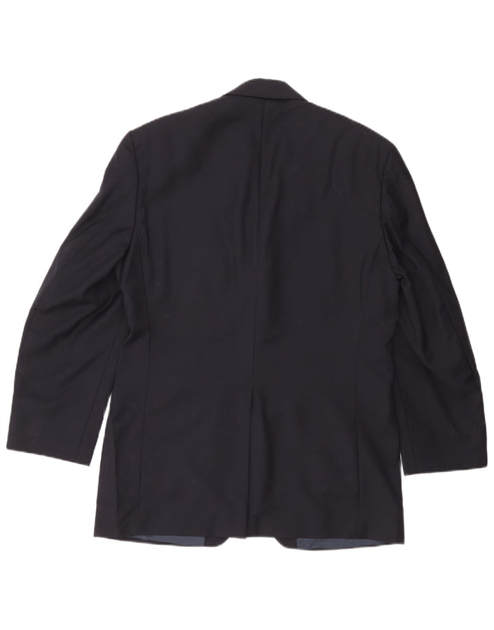 Jachetă pentru bărbați Ralph Lauren, cu 3 nasturi, UK 38, lână, albastru bleumarin