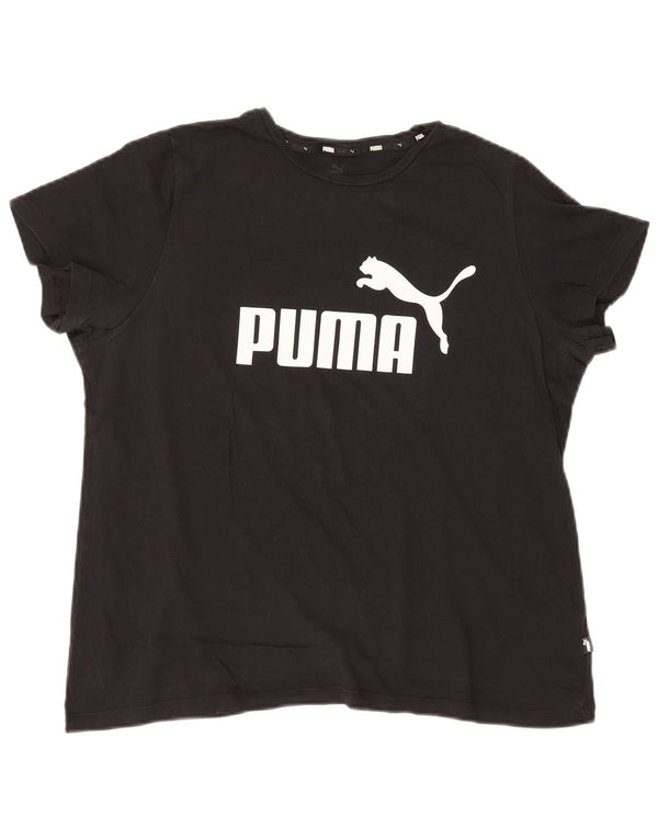 Tricou cu grafic Puma pentru femei Top UK 18 XL Negru