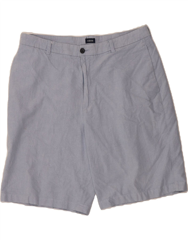 IZOD Mens Chino Shorts W38 XL  Blue Cotton Vintage Izod and Second-Hand Izod from Messina Hembry 