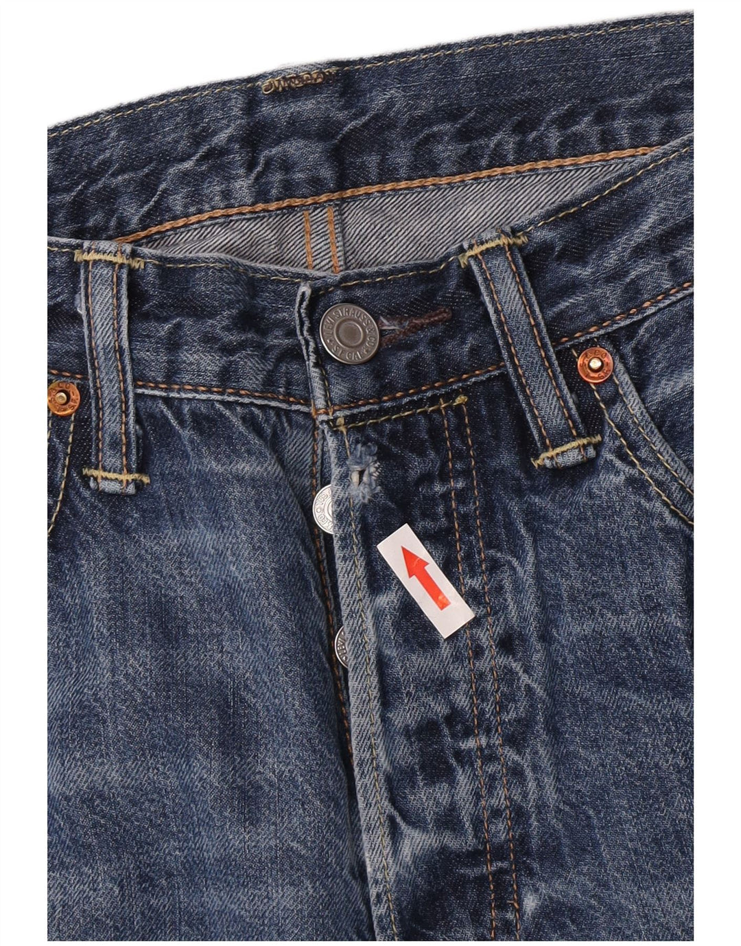 Blugi drepti pentru bărbați Levi's 501 W31 L34 Albastru