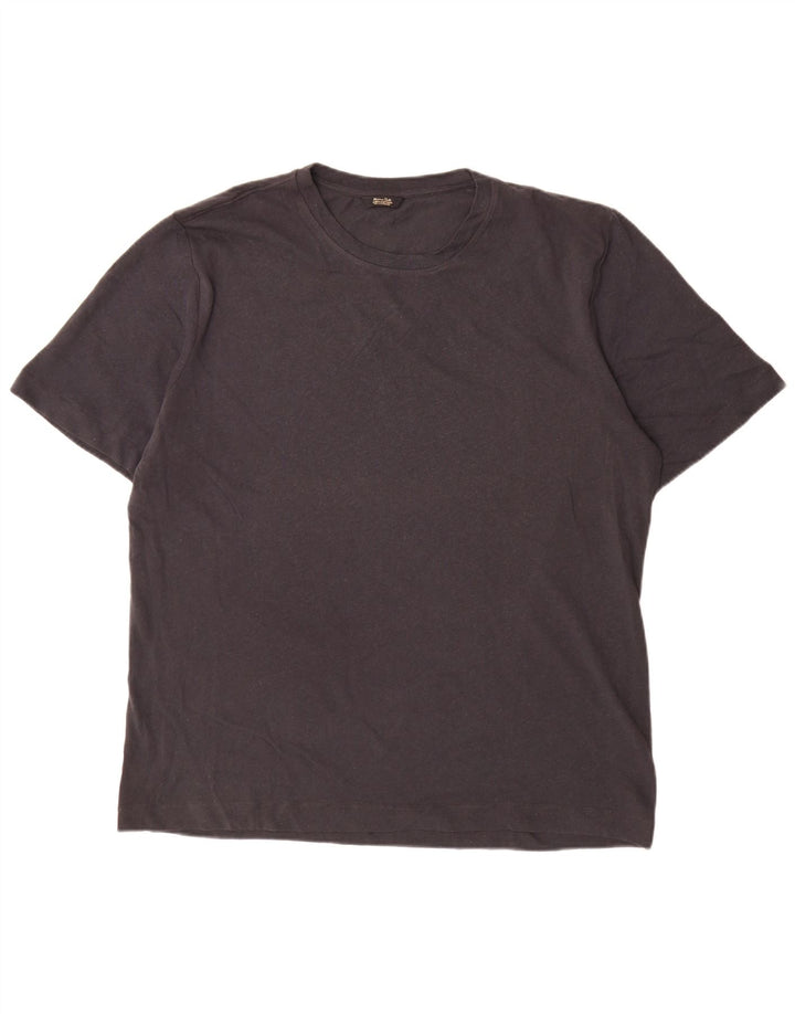 Massimo Dutti Bărbați Tricou Top 2XL Gri In