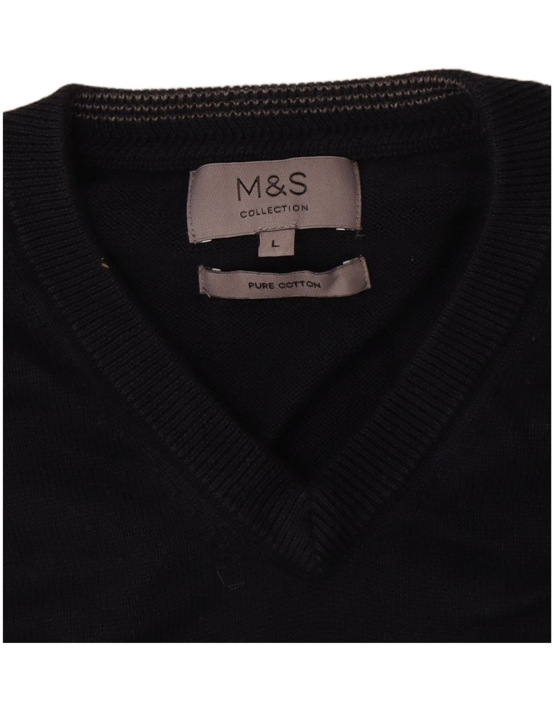 Marks & Spencer Vestă pentru bărbați Tank Top mare din bumbac bleumarin