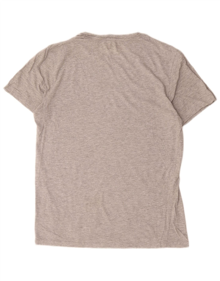 Tricou Jack & Jones pentru bărbați Top din bumbac gri mediu