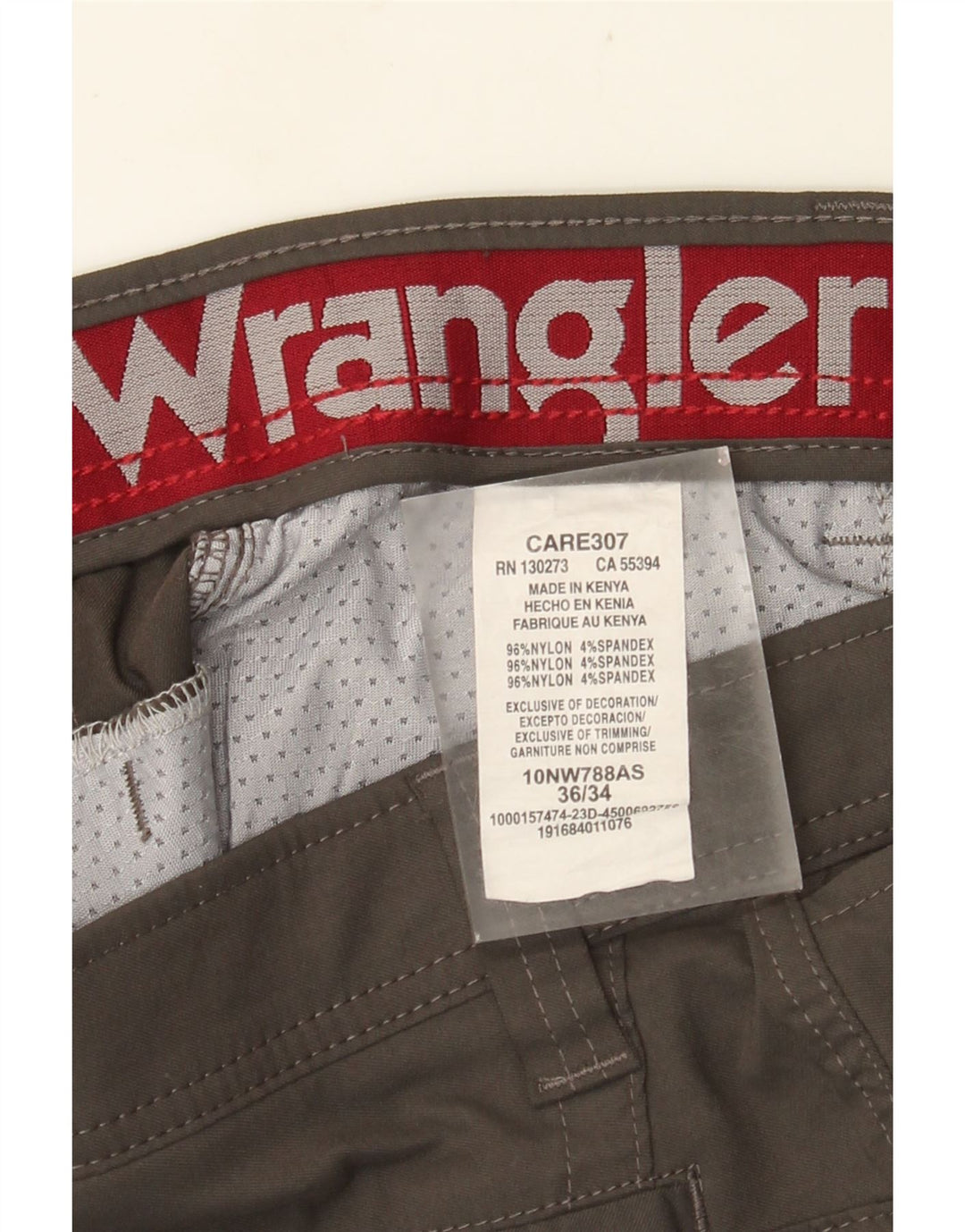 Pantaloni cargo drepti pentru bărbați WRANGLER W36 L34 nailon gri