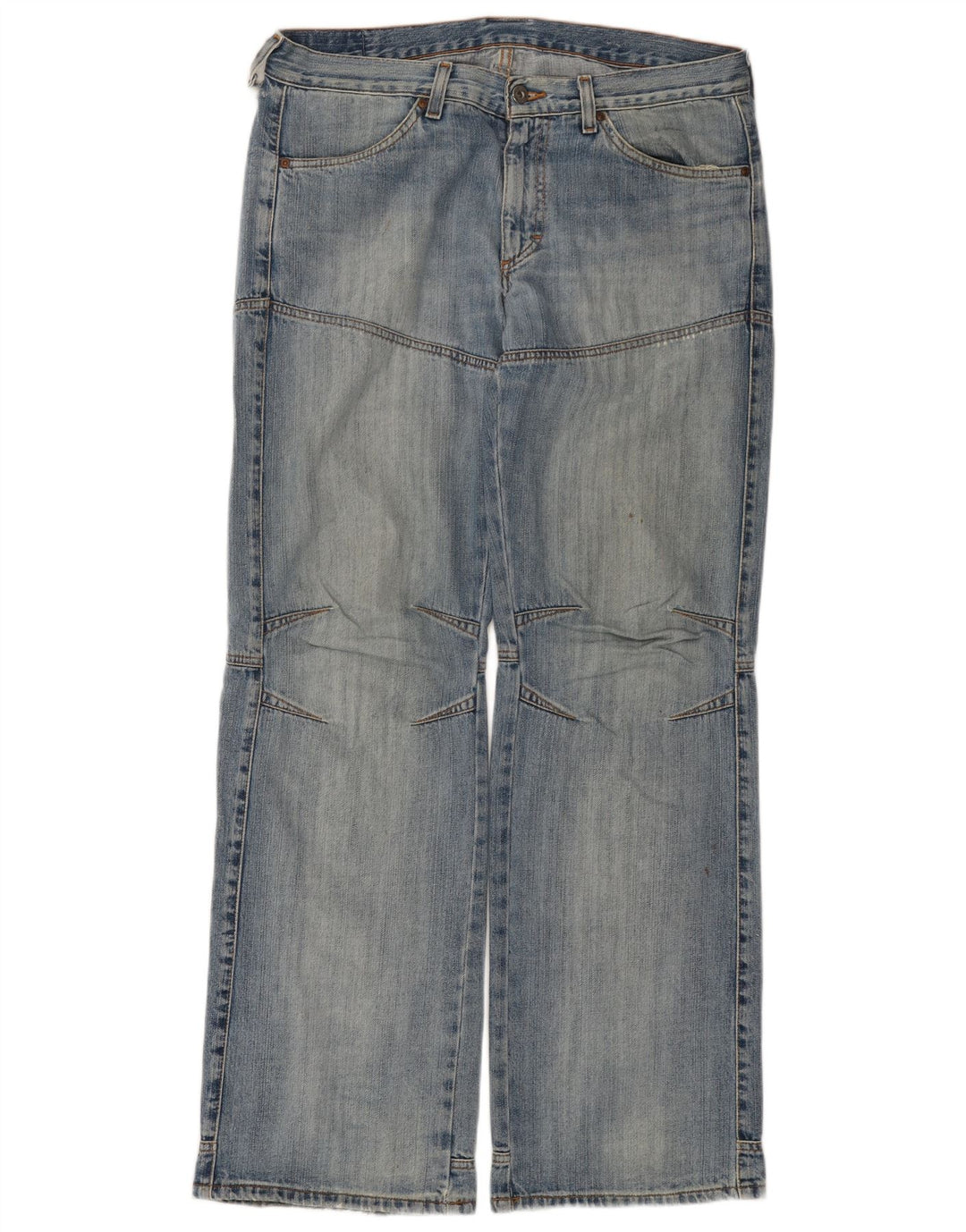 MUSTANG Îmbrăcăminte de lucru pentru bărbați Blugi drepti W33 L34 Bumbac albastru