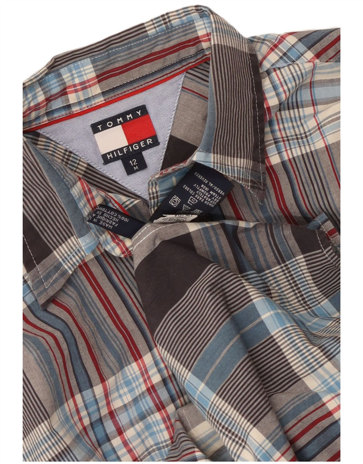 Cămașă Tommy Hilfiger Băieți 11-12 Ani Bumbac Carid Multicolor Mediu