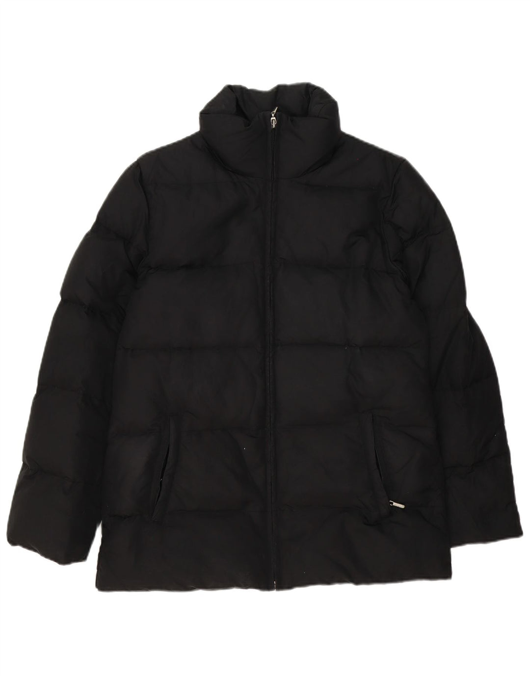 Jachetă căptușită pentru femei Zara UK 14 Medium Black Poliamidă