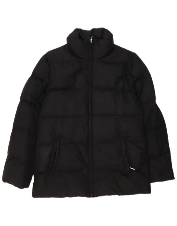 Jachetă căptușită pentru femei Zara UK 14 Medium Black Poliamidă