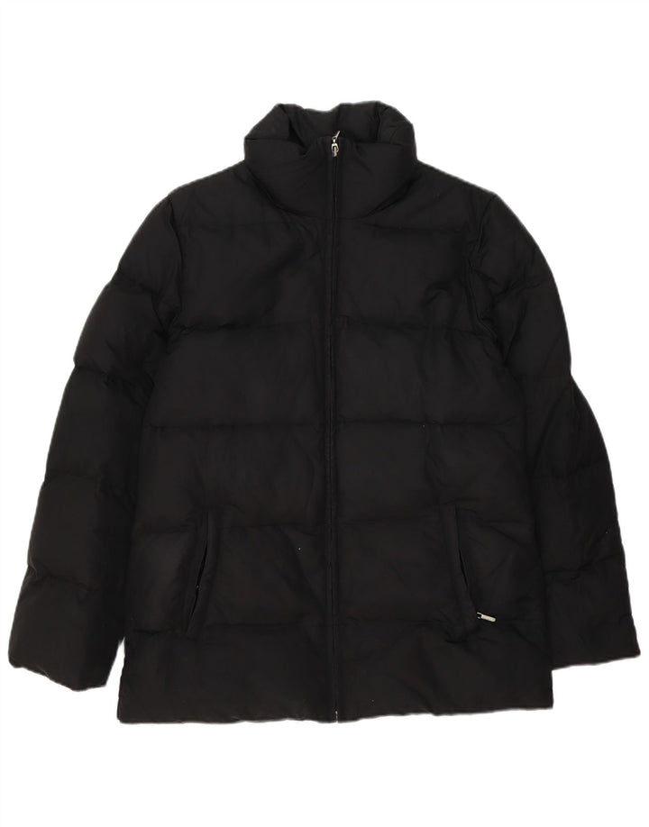 Jachetă căptușită pentru femei Zara UK 14 Medium Black Poliamidă
