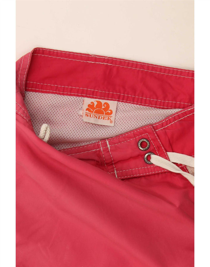 Sundek Mens Swimming Shorts Large Pink