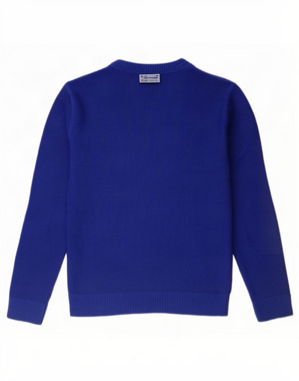 Pulover pentru femei Reiss cu gât de barcă, UK 18 XL, albastru acrilic