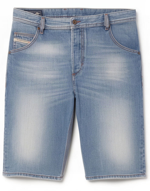 Diesel Mens Denim Shorts Medium W33 Blue Bumbac