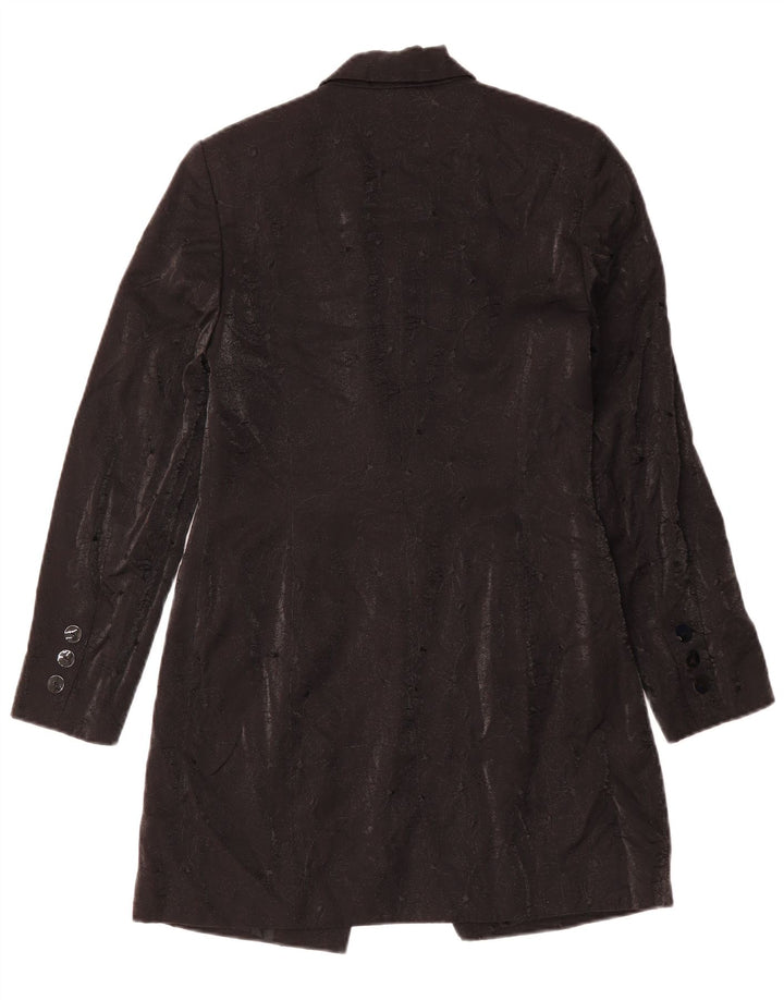 Palton RICHARDS pentru femei UK 10 mic, negru, viscoză florală