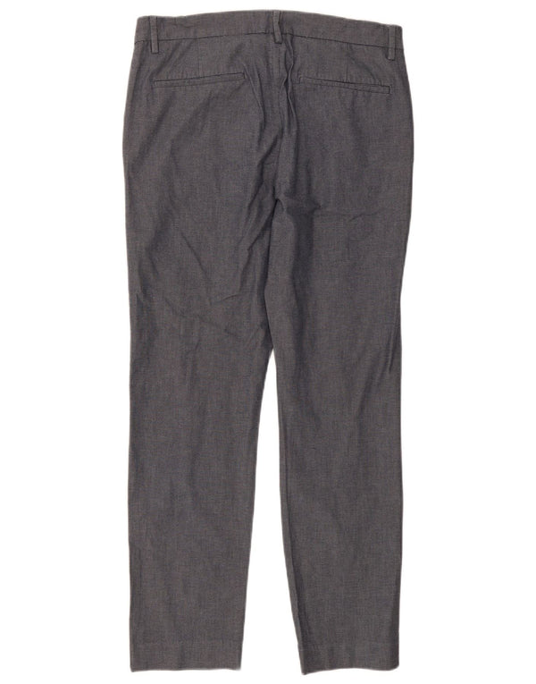 Pantaloni chino pentru bărbați Marks & Spencer Slim Fit L32 L29 bleumarin cu pete