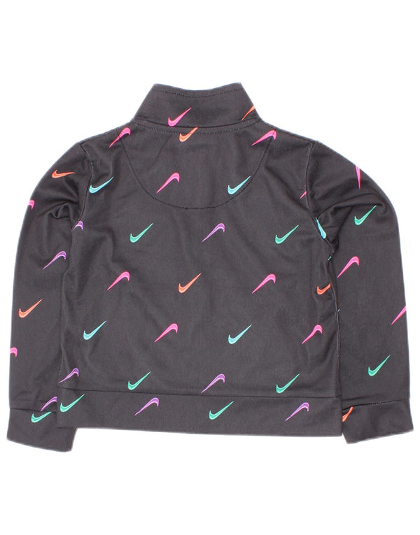 Jachetă de top pentru trening Nike pentru fete, 12-18 luni, neagră