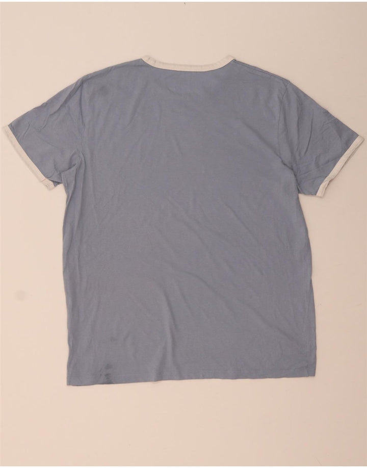 JACK & JONES Tricou Bărbați Top XL Bumbac Albastru