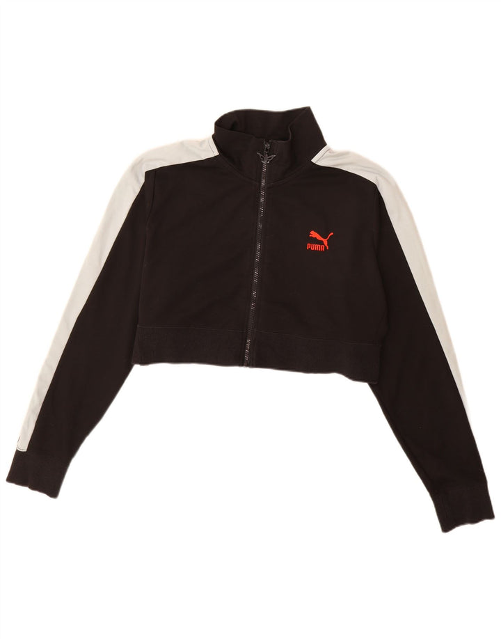 Jachetă Puma Crop Trening Top Jacket UK 20 2XL Negru Poliester color bloc