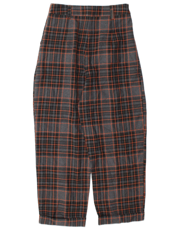 Pantaloni tăiați pentru femei Topshop UK 8 Small W26 L25 Multicolor Check