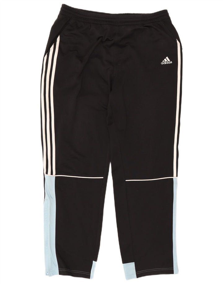 Pantaloni de trening ADIDAS pentru bărbați Marea Britanie 42/44 Poliester negru mare