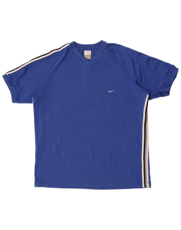 Tricou pentru bărbați Nike Top UK 45/47 XL Bumbac albastru