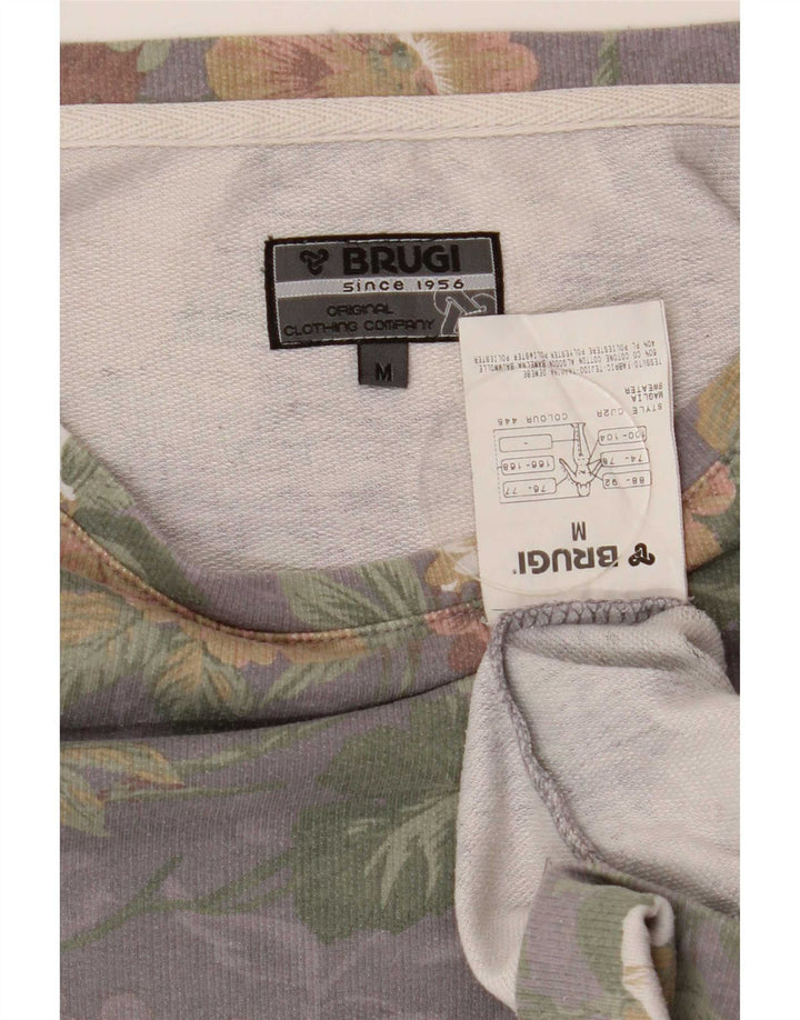Pulover Brugi Femei Pulover Gri Mediu Floral Bumbac