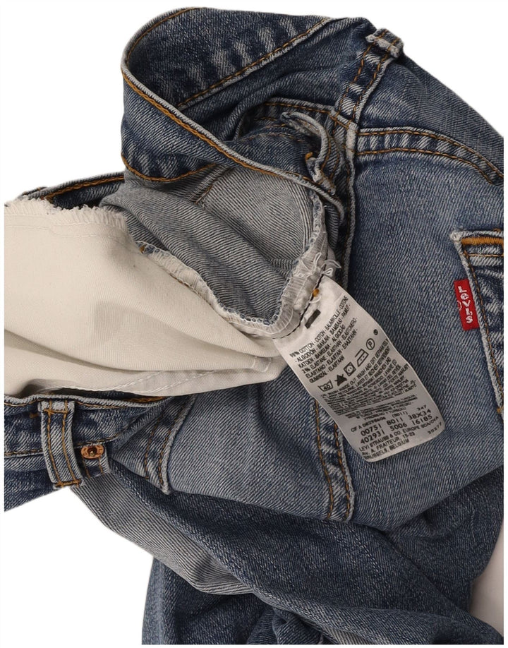 Blugi drepti pentru bărbați LEVI'S W38 L27 Bumbac albastru