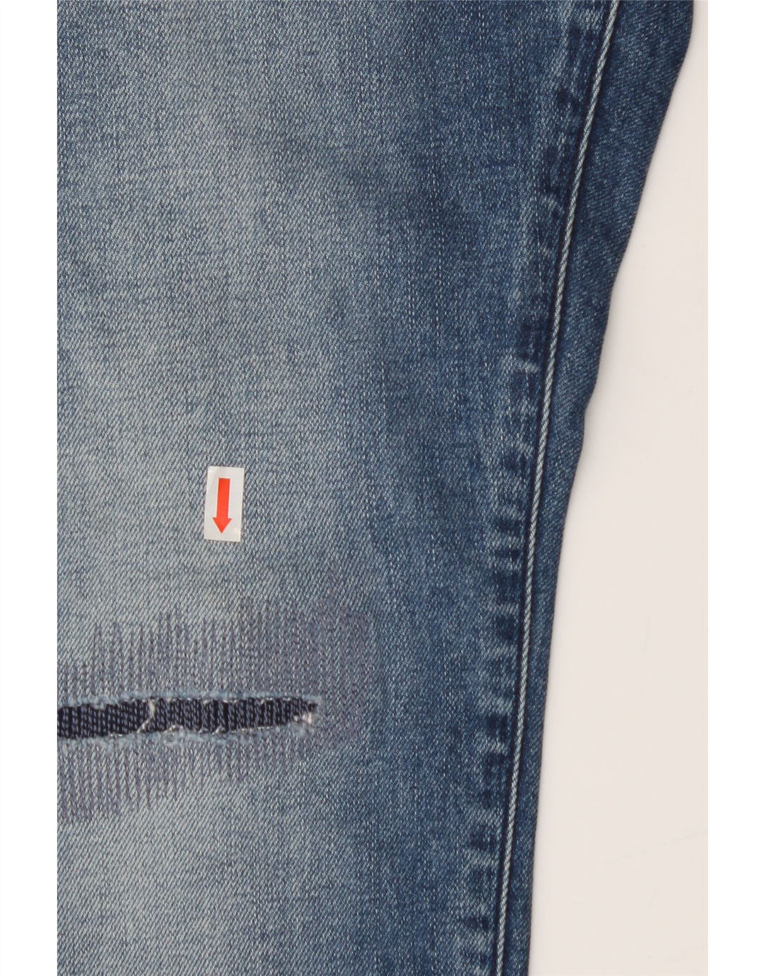 G-STAR Mens 3301 Distressed Slim Jeans W30 L32 Blue Cotton Vintage G-Star and Second-Hand G-Star from Messina Hembry 