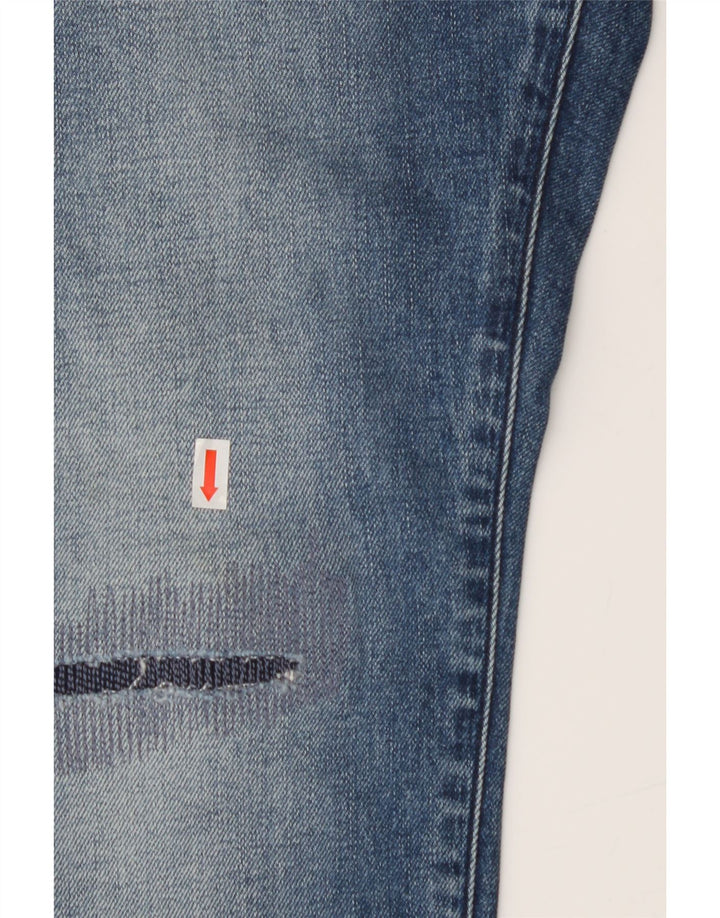 G-STAR Mens 3301 Distressed Slim Jeans W30 L32 Blue Cotton Vintage G-Star and Second-Hand G-Star from Messina Hembry 