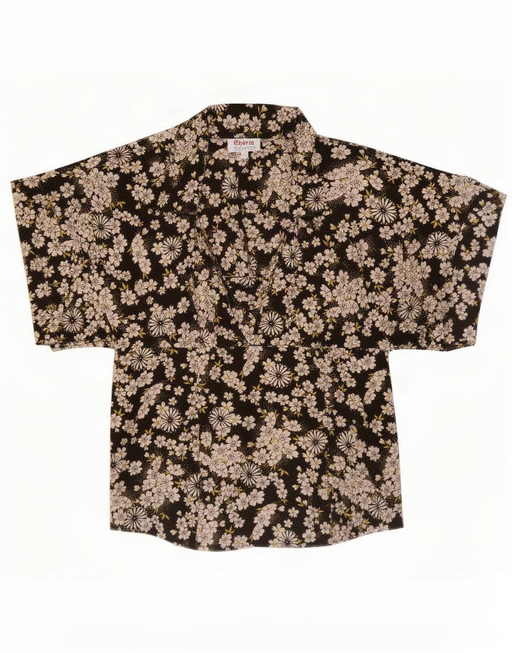 Bluză pentru femei cherie Top IT 42 Medium Black Floral