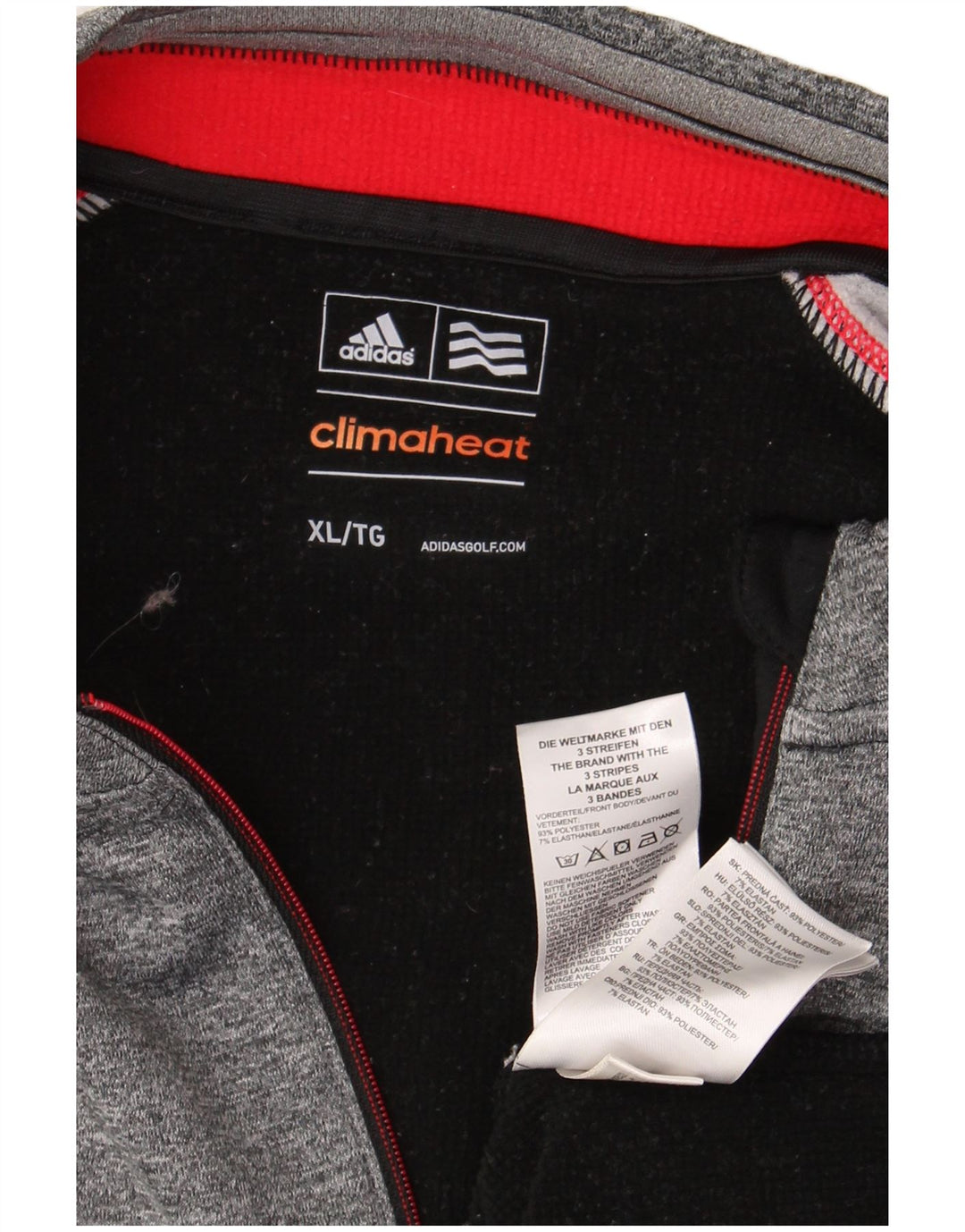 Tricou Adidas Climaheat Pulover fără mâneci pentru bărbați, XL, gri Colorblock