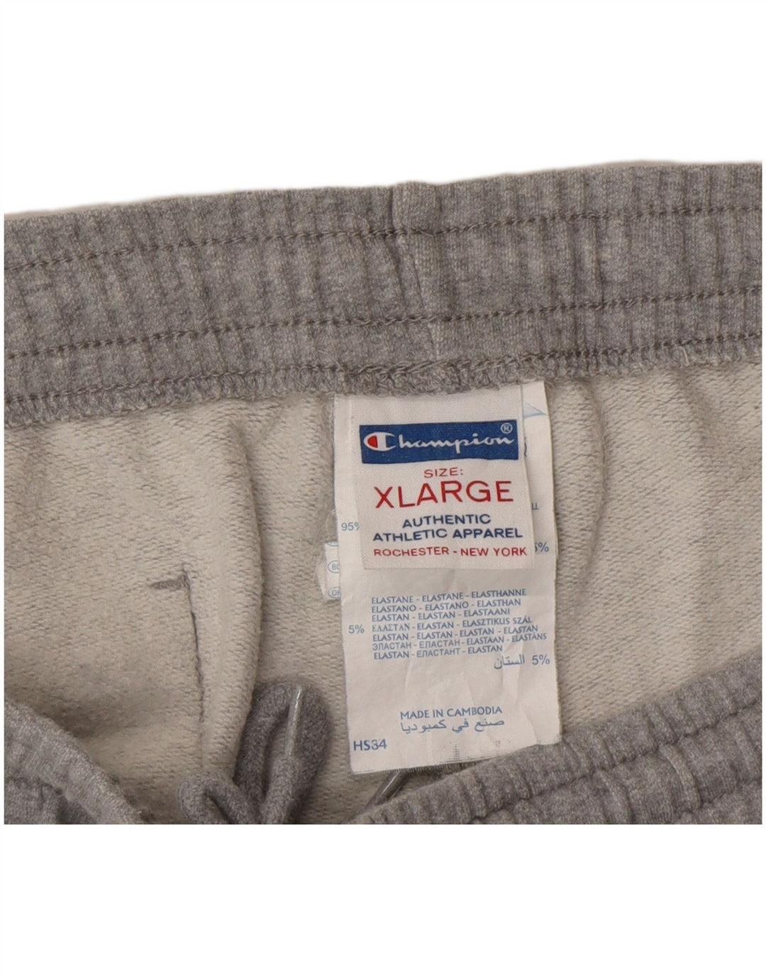 Pantaloni de trening pentru femei Champion Pantaloni de jogging XL, bumbac cu pete gri