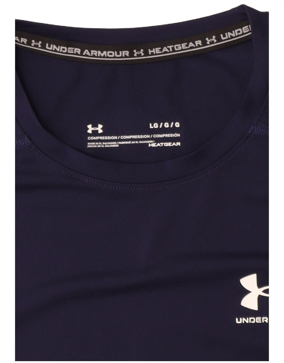 Tricou pentru bărbați UNDER ARMOUR Heat Gear Top mare bleumarin sintetic