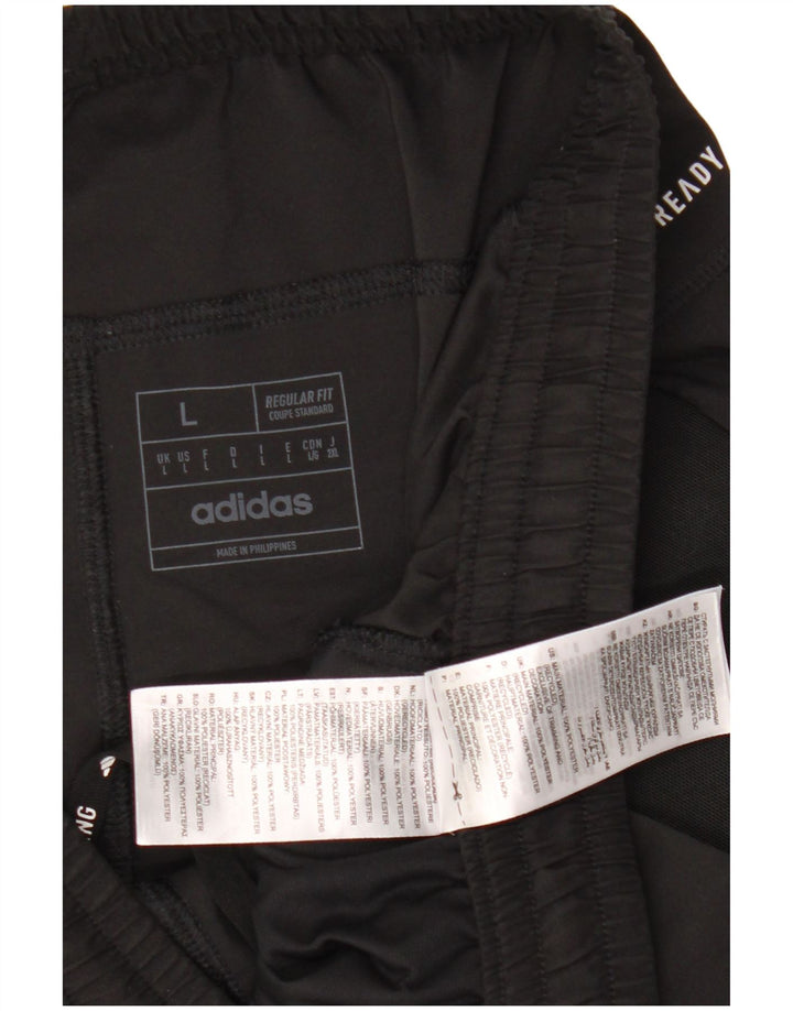 Pantaloni de trening Adidas Aeroready Regular Fit pentru bărbați, mari, negru, poliester