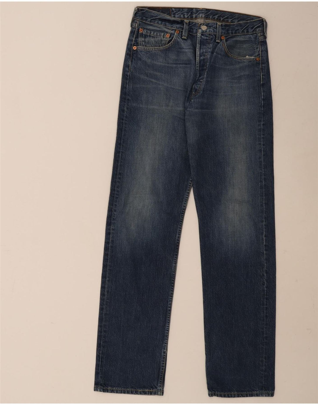 Blugi drepti pentru bărbați Levi's 501 W32 L34 Albastru
