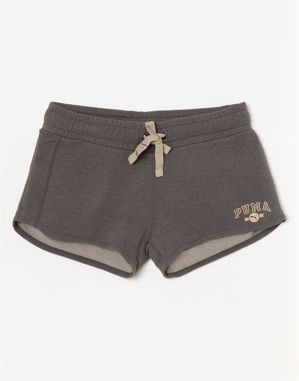 Pantaloni scurti sport Puma pentru femei UK 14 Large W32 Gri
