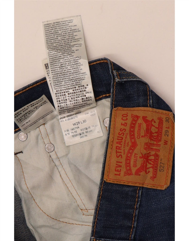 Blugi LEVI'S 527 Bootcut W29 L30 Bumbac albastru