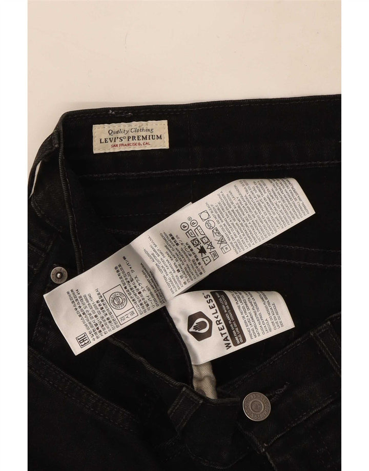 Blugi slim pentru bărbați Levi's W34 L30 bumbac negru