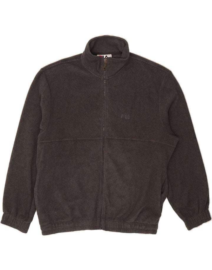 FILA Mens Fleece Jacket IT 50 Medium Grey Vintage Fila and Second-Hand Fila from Messina Hembry 