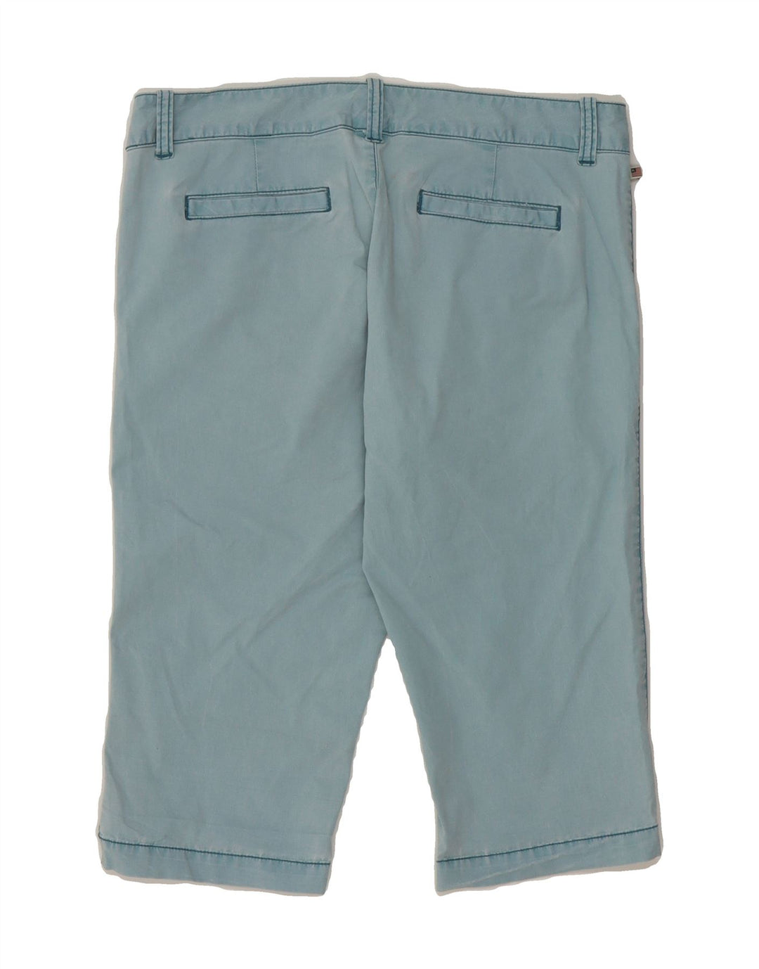 POLO RALPH LAUREN Womens Chino Shorts W29 Medium Blue Cotton Vintage Polo Ralph Lauren and Second-Hand Polo Ralph Lauren from Messina Hembry 