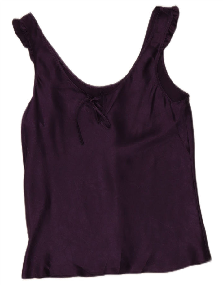 Marks & Spencer Cami Top pentru femei UK 14 Poliester violet mediu