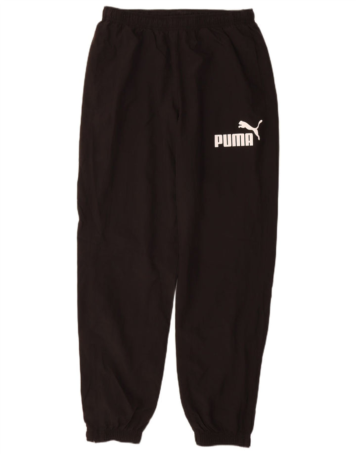 Pantaloni de trening Puma Grafic pentru bărbați Pantaloni de jogging Poliester mediu negru